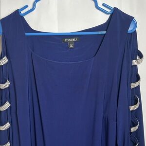 Roz Ali  dress with scarf